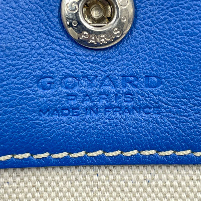 Goyard Anjou Mini Tote 2017 Blue leather