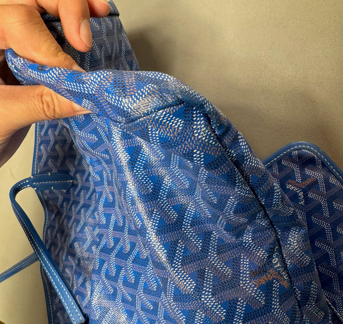 Sold Goyard Saint Louis GM Tote Large Blue