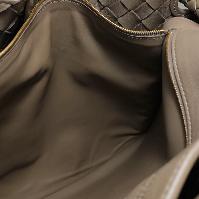 Bottega Veneta Andiamo Large Chocolate Brown Handbag