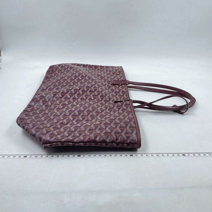 Sold Goyard Saint Louis PM Tote Medium Burgundy