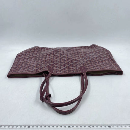 Sold Goyard Saint Louis PM Tote Medium Burgundy