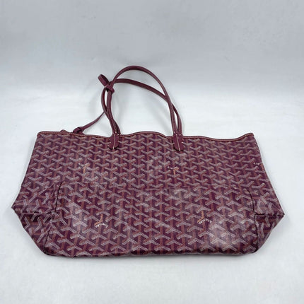 Sold Goyard Saint Louis PM Tote Medium Burgundy