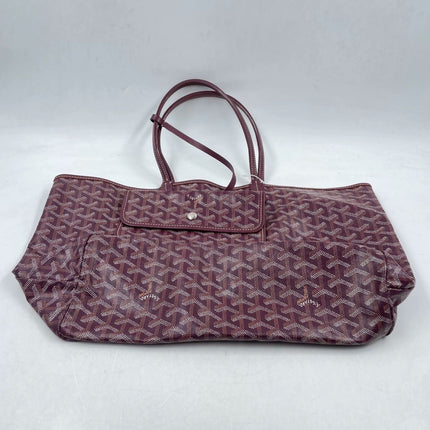 Sold Goyard Saint Louis PM Tote Medium Burgundy