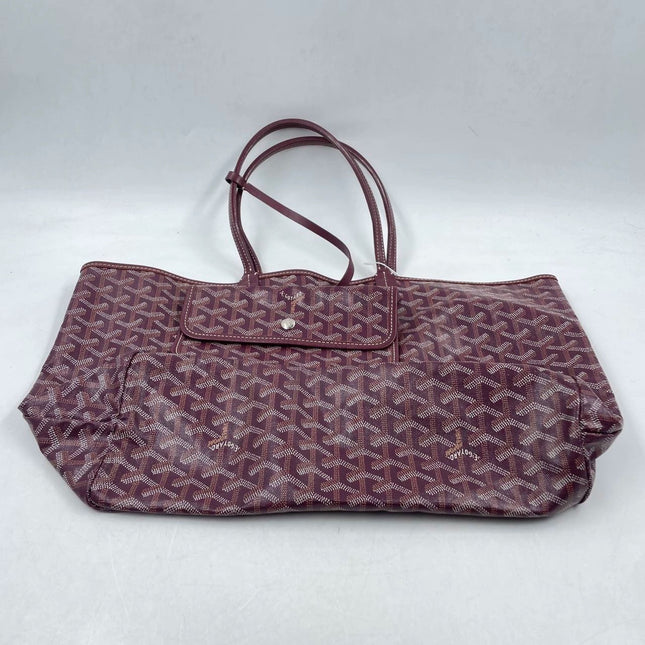 Sold Goyard Saint Louis PM Tote Medium Burgundy