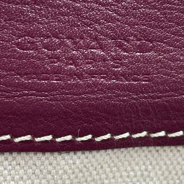 Sold Goyard Saint Louis PM Tote Medium Burgundy