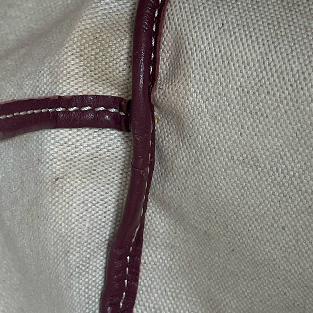 Sold Goyard Saint Louis PM Tote Medium Burgundy