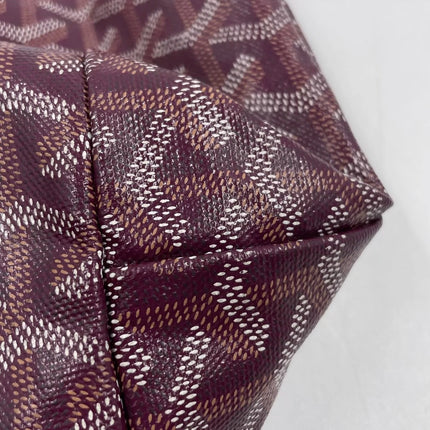 Sold Goyard Saint Louis PM Tote Medium Burgundy