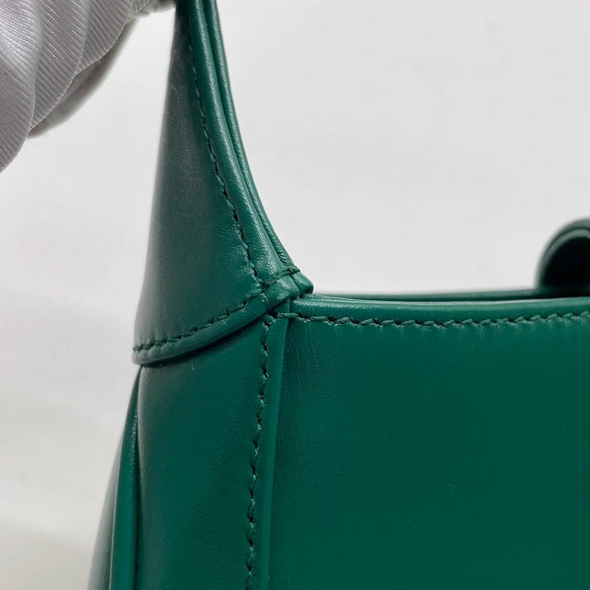 Sold Gucci Jackie 1961 Mini Handbag in Green Leather with Adjustable Strap Giftable Condition