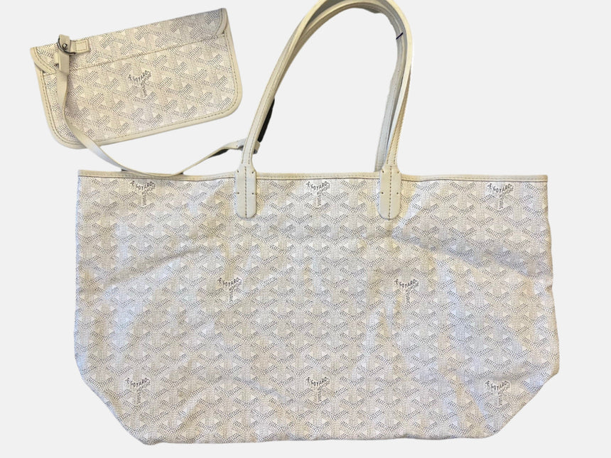 Goyard Saint Louis PM Tote Medium White