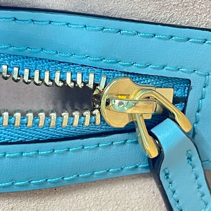 Sold Gucci Jackie 1961 Blue Small Shoulder Bag with Adjustable Strap