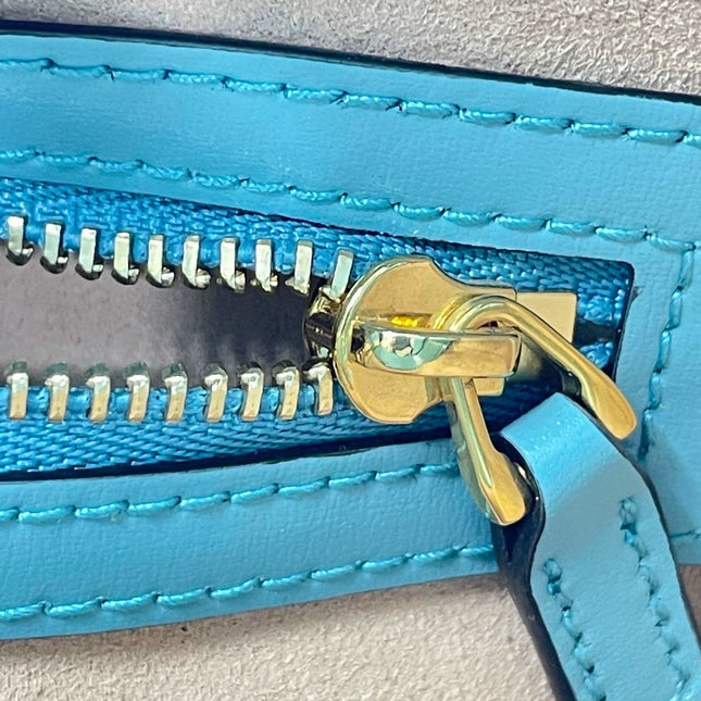 Sold Gucci Jackie 1961 Blue Small Shoulder Bag with Adjustable Strap