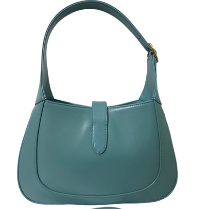 Sold Gucci Jackie 1961 Blue Small Shoulder Bag with Adjustable Strap