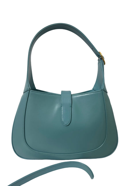 Sold Gucci Jackie 1961 Blue Small Shoulder Bag with Adjustable Strap