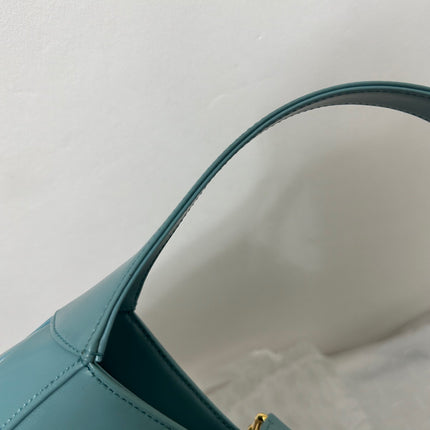 Sold Gucci Jackie 1961 Blue Small Shoulder Bag with Adjustable Strap