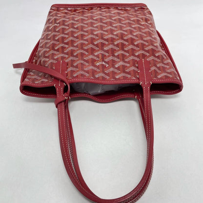 Sold Goyard Anjou Mini Tote Red/Maroon/Burgundy leather