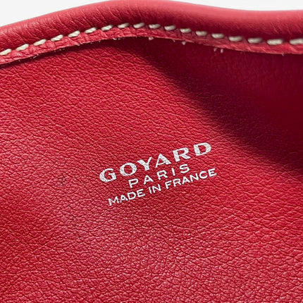 Sold Goyard Anjou Mini Tote Red/Maroon/Burgundy leather