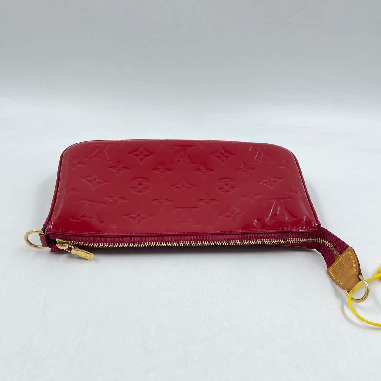 Louis Vuitton Pochette Accessoire Patent Leather Red Medium