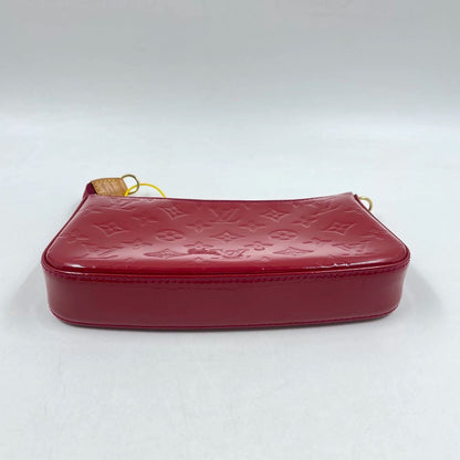 Louis Vuitton Pochette Accessoire Patent Leather Red Medium