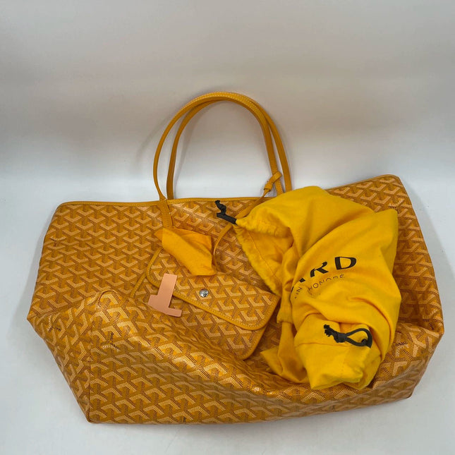 Sold Goyard Saint Louis Tote GM Yellow