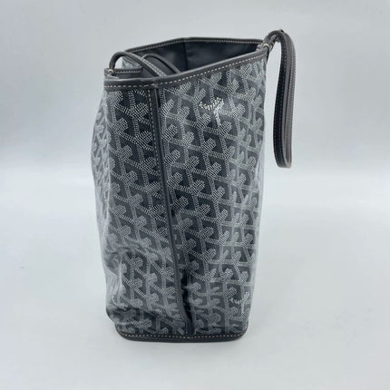 Goyard Anjou PM Medium Tote Grey Reversible leather lining