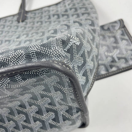 Goyard Anjou PM Medium Tote Grey Reversible leather lining
