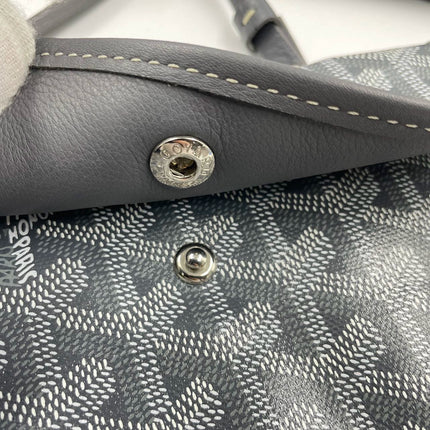 Goyard Anjou PM Medium Tote Grey Reversible leather lining