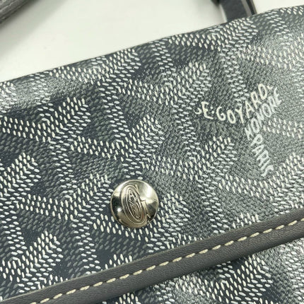 Goyard Anjou PM Medium Tote Grey Reversible leather lining