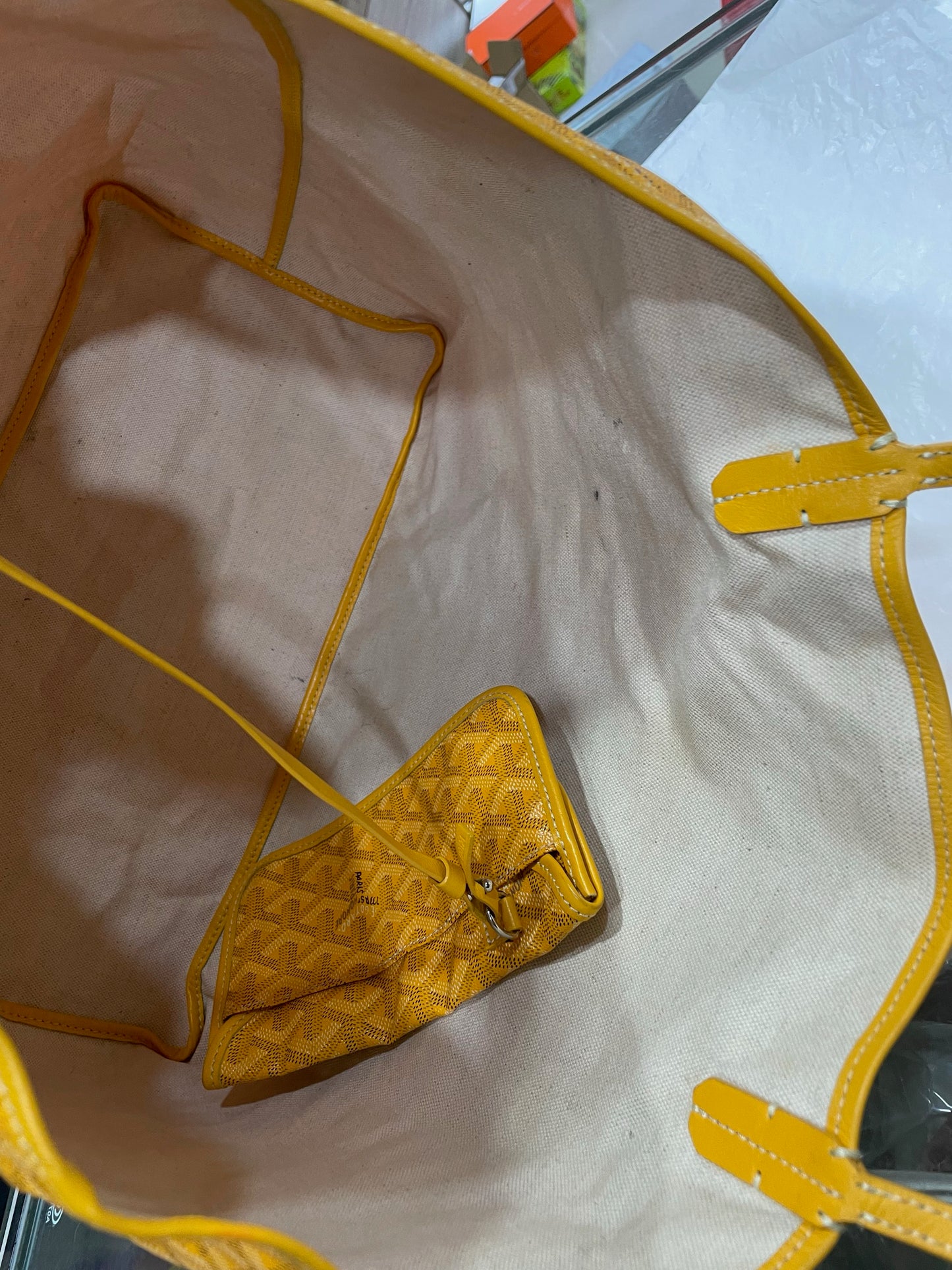 Goyard Saint Louis GM Large Tote Yellow