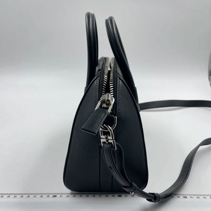 Sold Givenchy Antigona Mini Black Calf Leather Top Handle bag with Strap