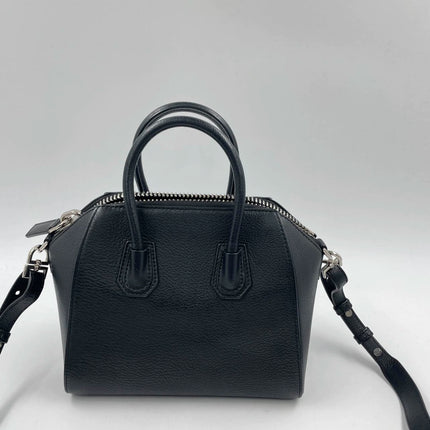 Sold Givenchy Antigona Mini Black Calf Leather Top Handle bag with Strap
