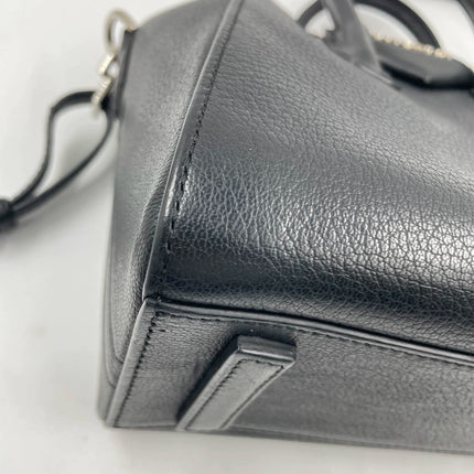 Sold Givenchy Antigona Mini Black Calf Leather Top Handle bag with Strap