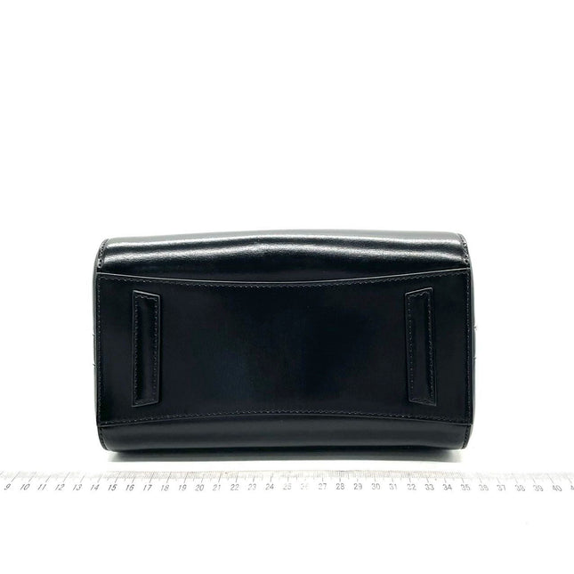 Sold Givenchy Antigona Mini Black Shiny Box Leather Top Handle bag with Strap