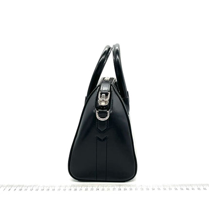 Sold Givenchy Antigona Mini Black Shiny Box Leather Top Handle bag with Strap