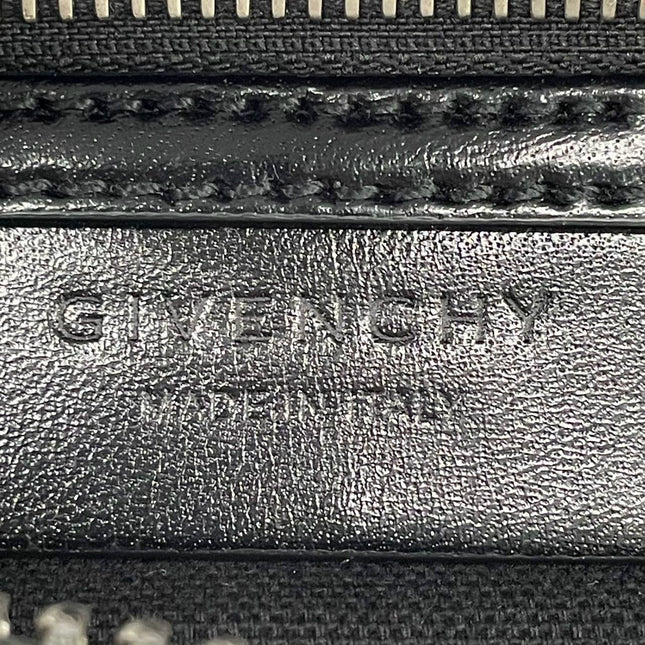 Sold Givenchy Antigona Mini Black Shiny Box Leather Top Handle bag with Strap