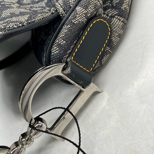 Sold Dior Saddle Vintage Black Oblique