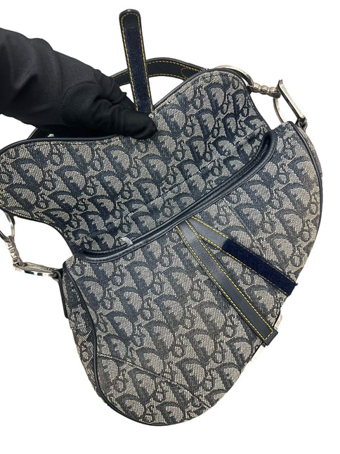 Sold Dior Saddle Vintage Black Oblique