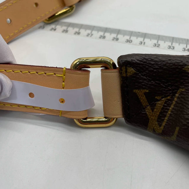 Sold Louis Vuitton Bum Bag Brown Monogram with Leather