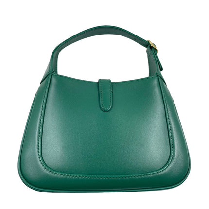 Sold Gucci Jackie 1961 Mini Handbag in Green Leather with Adjustable Strap