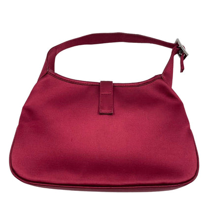 Sold Gucci Jackie Vintage Mini Silk Satin Shoulder Bag in Red