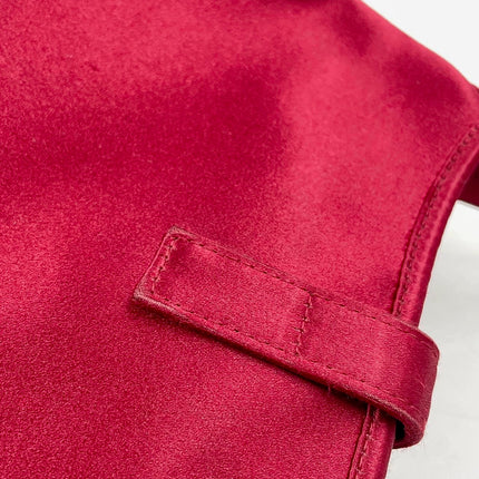 Sold Gucci Jackie Vintage Mini Silk Satin Shoulder Bag in Red