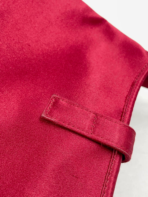 Sold Gucci Jackie Vintage Mini Silk Satin Shoulder Bag in Red