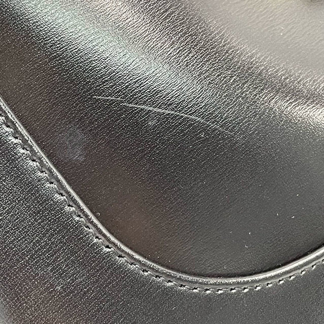 Sold Gucci Jackie 1961 Black Leather Bag with Adjustable Strap
