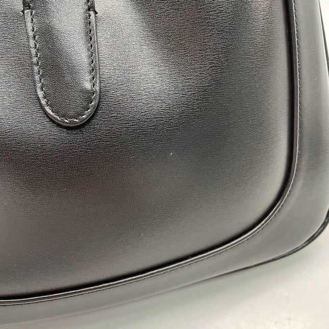 Sold Gucci Jackie 1961 Black Leather Bag with Adjustable Strap