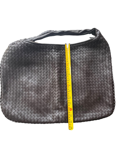 Sold Bottega Veneta Hobo Bag Large Chocolate Brown Lambskin leather 51cm