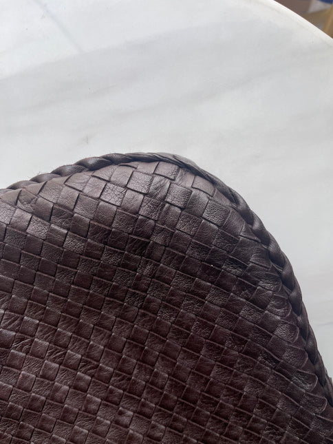 Sold Bottega Veneta Hobo Bag Large Chocolate Brown Lambskin leather 51cm