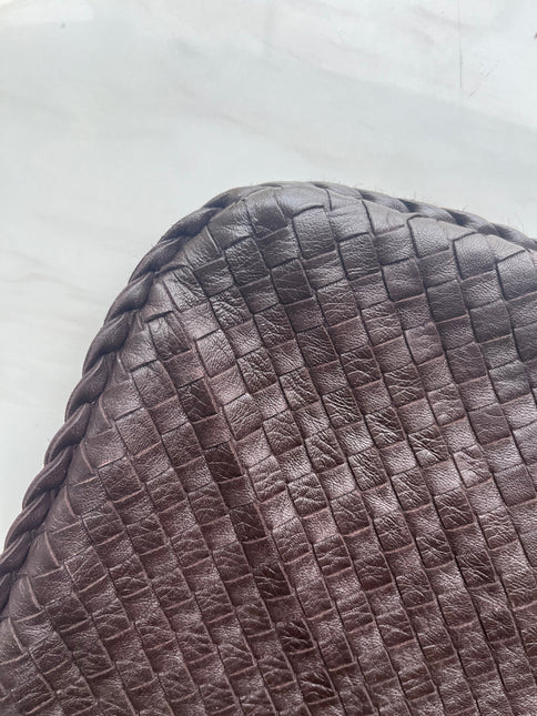 Sold Bottega Veneta Hobo Bag Large Chocolate Brown Lambskin leather 51cm