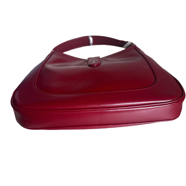 Sold Gucci Jackie 1961 Red Leather Bag Small with Adjustable Strap