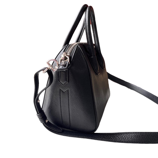 Givenchy Antigona Mini Black Calf Leather Top Handle bag with Strap