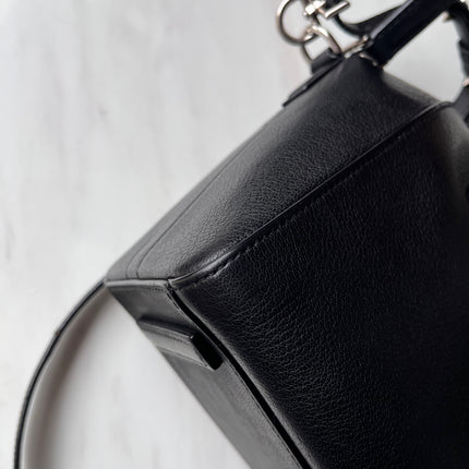Givenchy Antigona Mini Black Calf Leather Top Handle bag with Strap