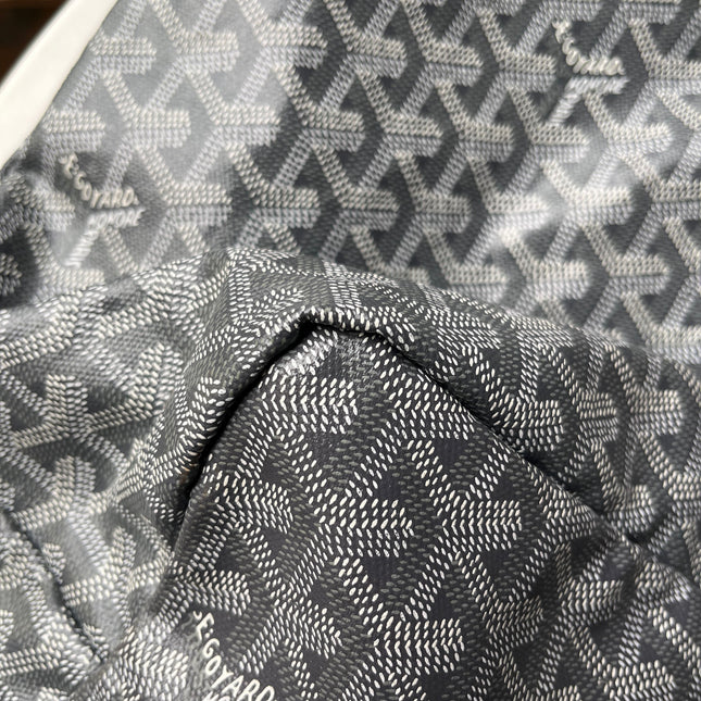 Sold Goyard Saint Louis Tote GM Large Grey Goyardine Canvas